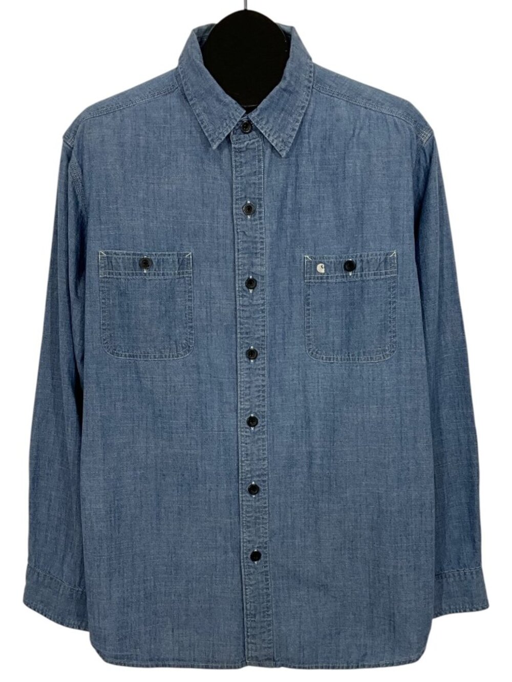 Carhartt Linwood Long Sleeve Solid Shirt XL Light Chambray